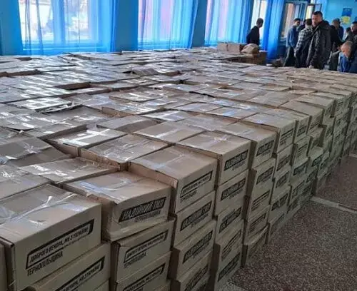 «Пакет каждому гражданину»: Слобожанский сельский совет продолжает доставлять гуманитарные пакеты