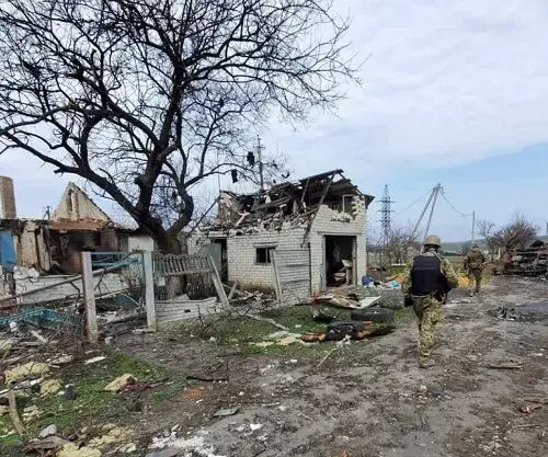 Звільнена від окупантів Вільхівка майже повністю знищена