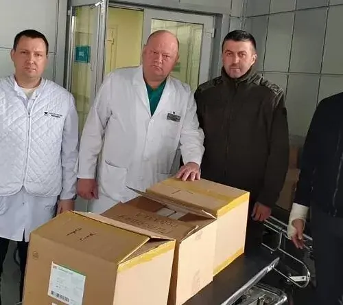 В Змиев поступил гуманитарный груз с лекарствами