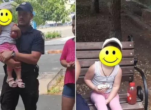 Офіцери Слобожанської громади оперативно розшукали матір загубленої дитини
