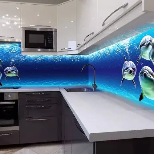 Скинали из стекла для кухни: современное решение с элегантным видом