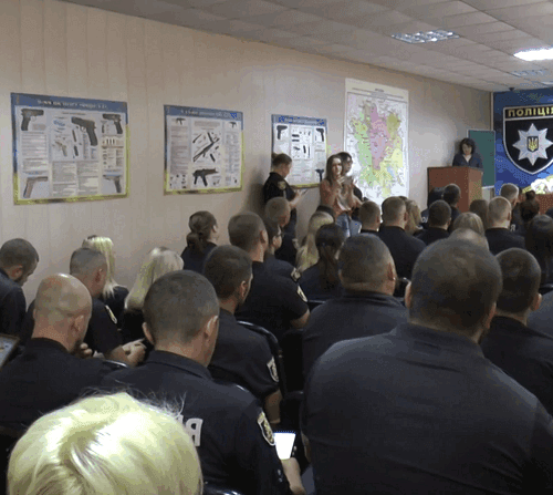 В Змієві привітали поліцейських з професійним святом