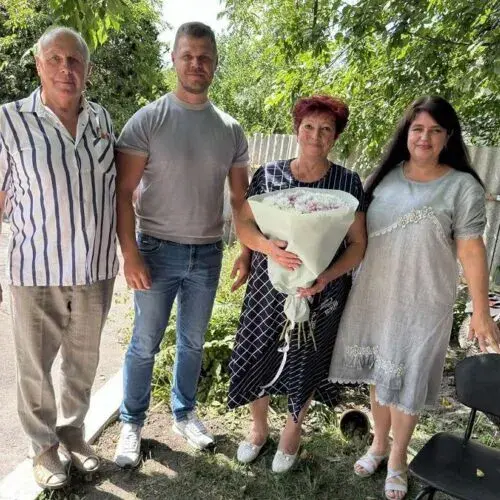 В Змієві привітали з ювілеєм представників ради ветеранів громади