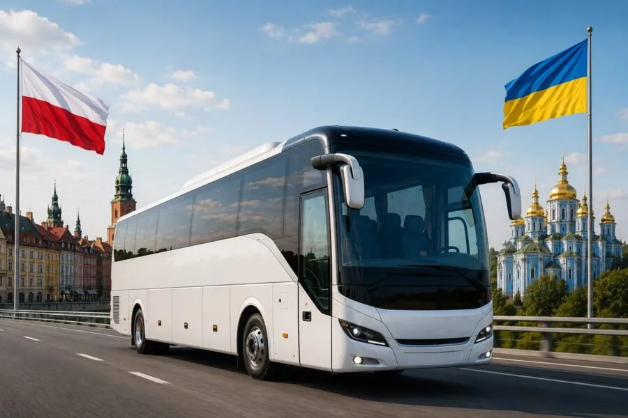 Автобусні перевезення між Польщею та Харковом: попит зростає попри відстань
