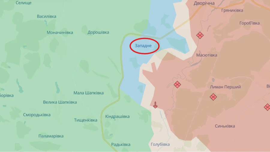 ВСУ восстановили контроль возле села Западное на Купянском направлении