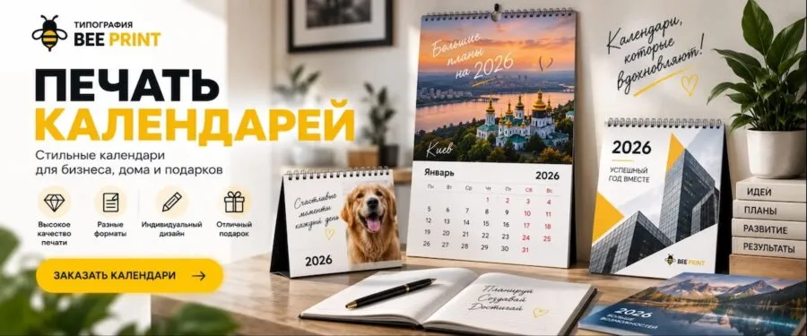 Календарь с фотографиями на заказ: подарок и корпоративный инструмент